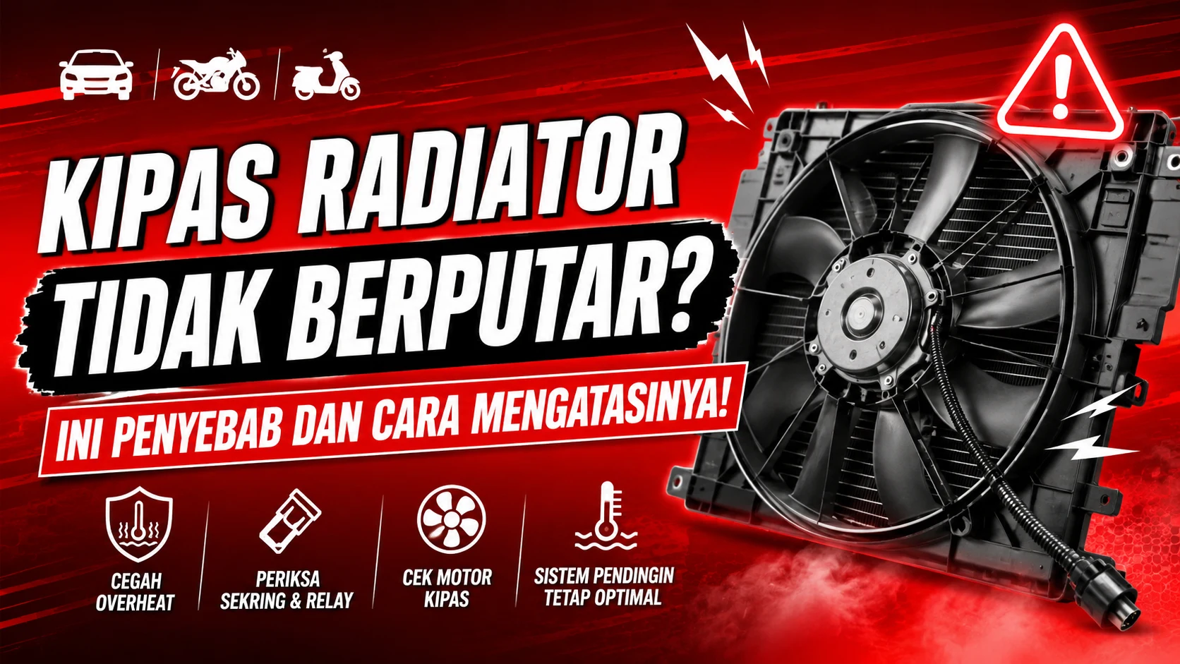 Cara Mengatasi Kipas Radiator Tidak Berputar
