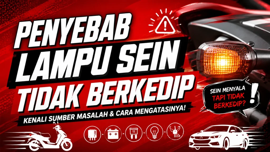 Penyebab Lampu Sein Tidak Berkedip