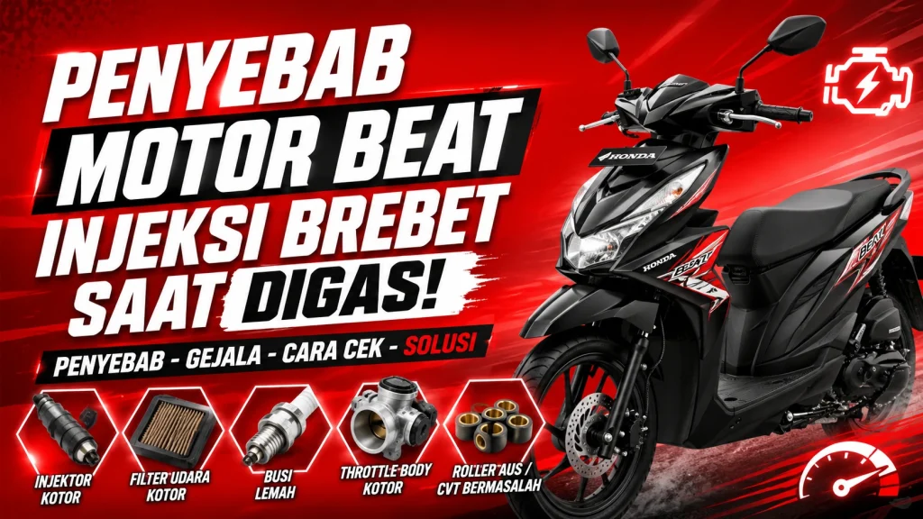 Penyebab Motor Beat Injeksi Brebet Saat Digas