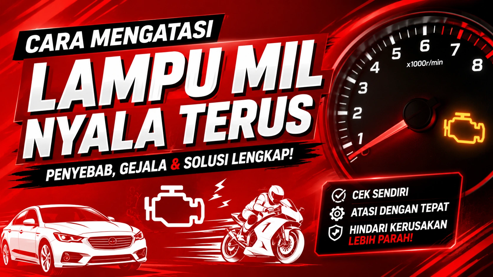 Cara Mengatasi Lampu MIL Nyala Terus