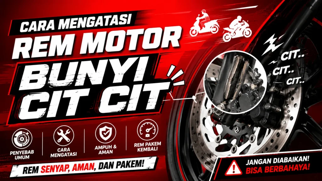 Cara Mengatasi Rem Motor Bunyi Cit Cit