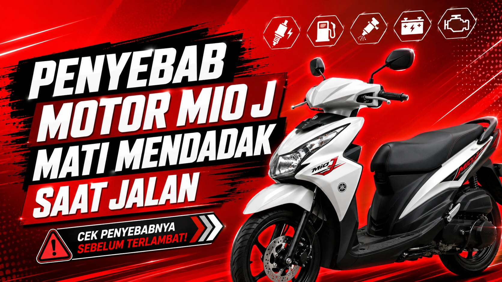 Penyebab Motor Mio J Mati Mendadak Saat Jalan