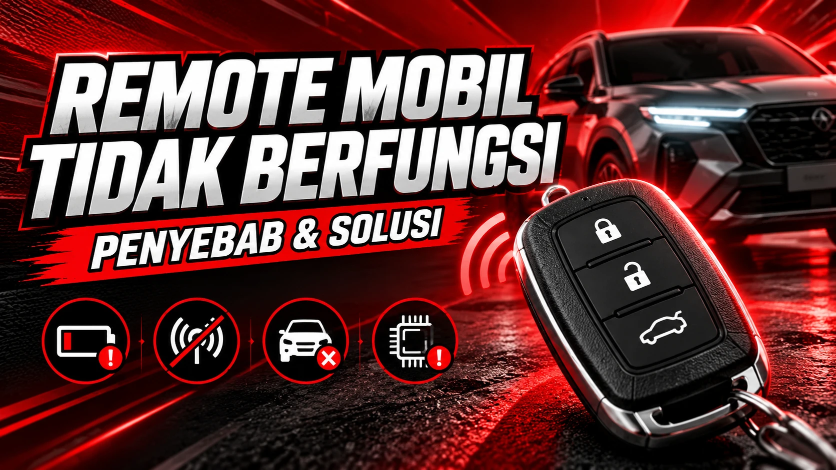 Cara Mengatasi Remote Mobil Tidak Berfungsi dan Penyebabnya