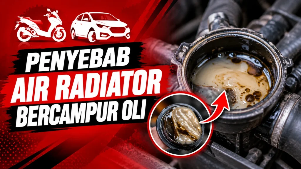 Penyebab Air Radiator Bercampur Oli dan Cara Mengatasinya