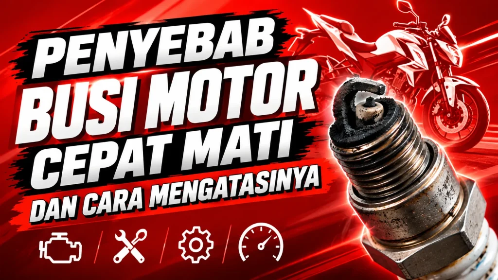Penyebab Busi Motor Cepat Mati dan Cara Mengatasinya